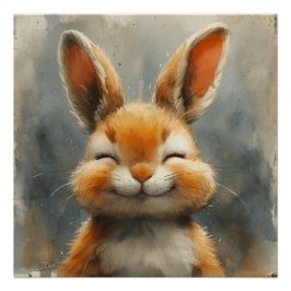 Velvet Hugs: Ein bisschen Whimsy Bunny Poster