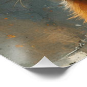 Velvet Hugs: Ein bisschen Whimsy Bunny Poster (Ecke)