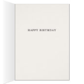 Velvet-Lila Coronet Hummingbird Geburtskarte (Innen (Rechts))