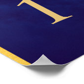 Velvet Lila Gold Fairy Tale Tischnummer Niedlich Poster (Ecke)