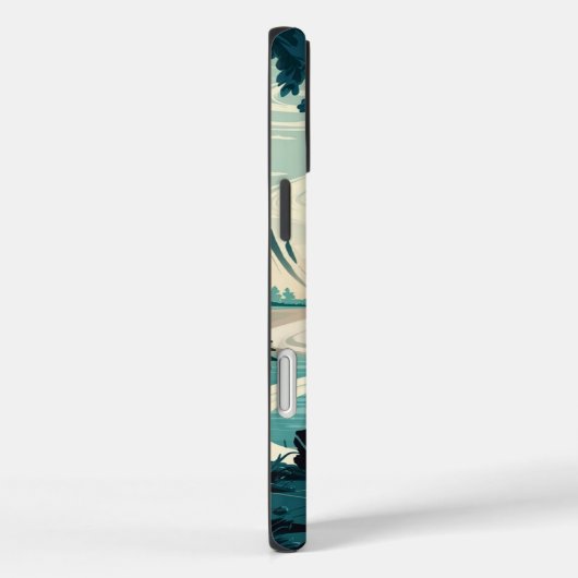 Velvet Luxe: Soft Touch iPhone Case (Rückseite / Rechts)