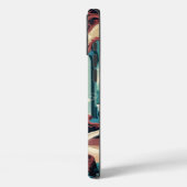 Velvet Luxe: Soft Touch iPhone Case (Rückseite / Links)