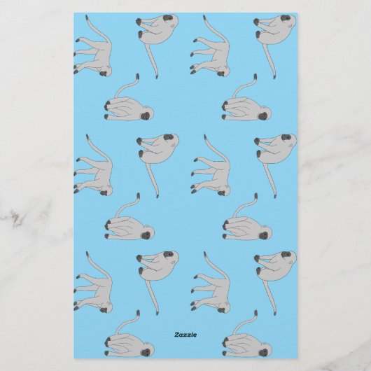 Velvet Monkeys Briefpapier (Rückseite)