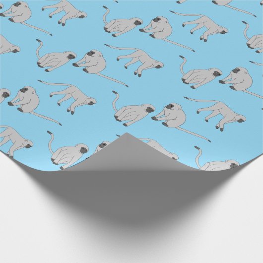 Velvet Monkeys Geschenkpapier (Ecke)