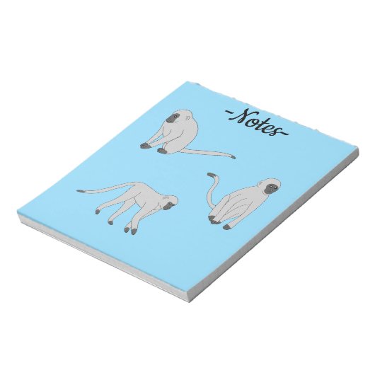 Velvet Monkeys Notizblock (Rotiert)