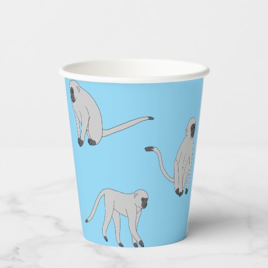 Velvet Monkeys Pappbecher (Rückseite)