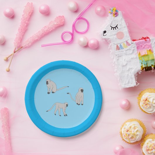 Velvet Monkeys Pappteller (Party)