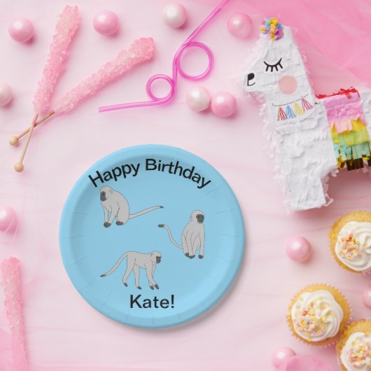 Velvet Monkeys Pappteller (Party)