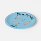 Velvet Monkeys Pappteller (Schrägansicht)