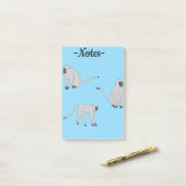 Velvet Monkeys Post-it Klebezettel (Auf Schreibtisch)