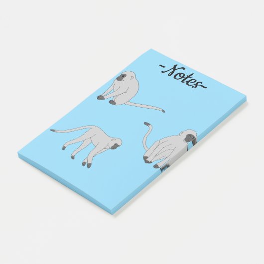 Velvet Monkeys Post-it Klebezettel (angewinkelt)