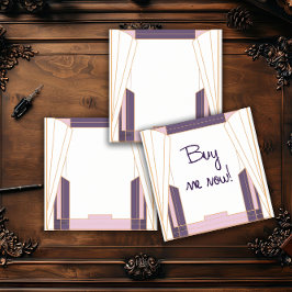 Velvet Night Geometry Art Deco Post-it Klebezettel