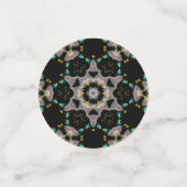 Velvet Night Kaleidoscope Konfetti (Klein Vorderseite)