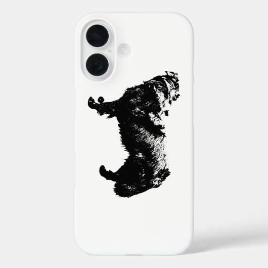 Velvet Night Profil Case-Mate iPhone Hülle (Rückseite)