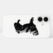 Velvet Night Profil Case-Mate iPhone Hülle (Rückseite (Horizontal))