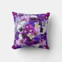 Velvet Pansy Lila Garden Blumenmuster