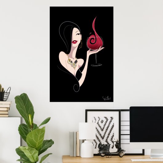 Velvet Poster Groß (Heimbüro)