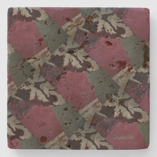 Velvet Quilting Steinuntersetzer (Vorderseite)