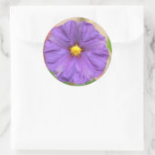 Velvet Robe Blume Runder Aufkleber (Tasche)
