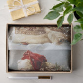 Velvet Santa Seidenpapier (Geschenk)