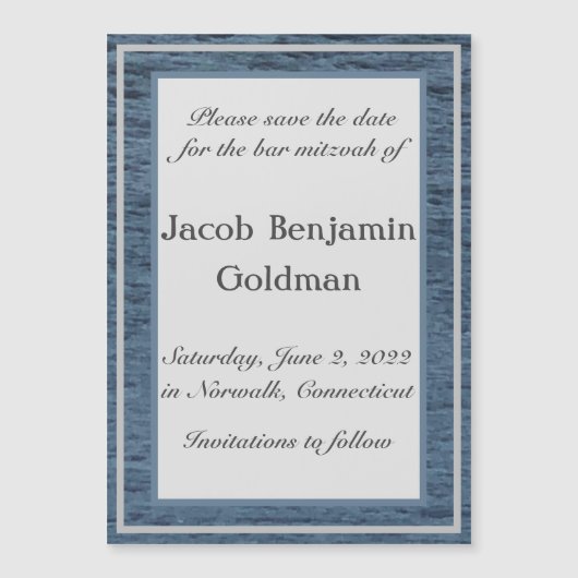 Velvet Seas Magnetic Card Magnetkarte (Vorderseite)