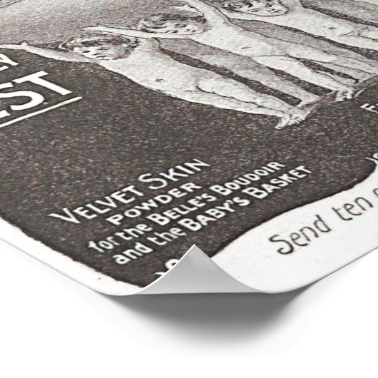 Velvet Skin Soap Poster (Ecke)