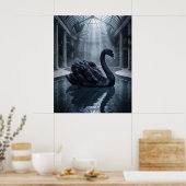 Velvet Swan Konservatorium Poster (Küche)