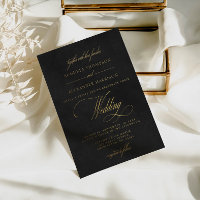 Velvet Texture Imitation & Gold Klassische Hochzei
