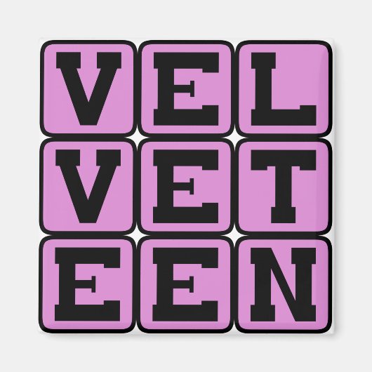 Velveteen, ähnlich wie Velvet Magnet (Vorne)