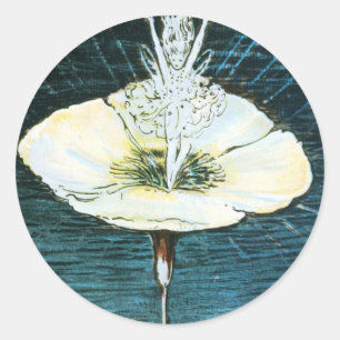 Velveteen Rabbit Blume Rundaufkleber Runder Aufkleber