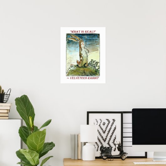 Velveteen Rabbit - Poster (Heimbüro)