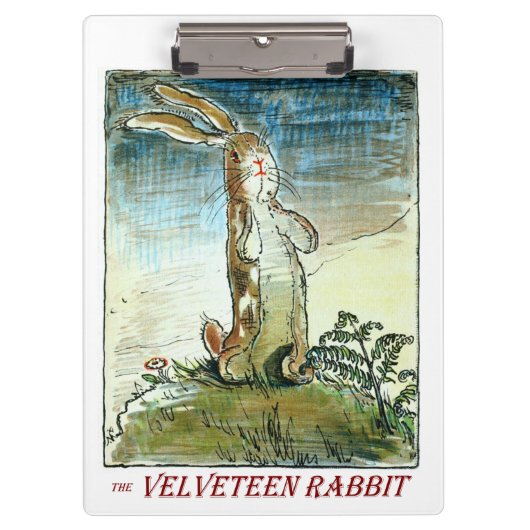Velveteen Rabbit - Zwischenablage Klemmbrett (Vorderseite)