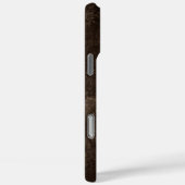 Velvety Bronze Damask | Brown Baroque Grunge Case-Mate iPhone Hülle (Rückseite / Rechts)