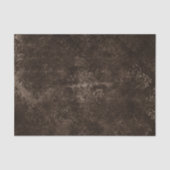 Velvety Bronze Damask | Brown Baroque Grunge Seidenpapier (Vorderseite)