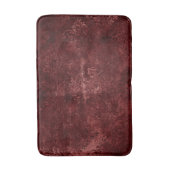 Velvety Henna Damask | Red Distressed Grunge Badematte (Vorderseite Vertikal)