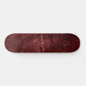 Velvety Henna Damask Wird Crimson Red Grunge Baroq Skateboard (Horizontal)