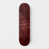 Velvety Henna Damask Wird Crimson Red Grunge Baroq Skateboard (Vorderseite)