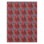 Velvety Red Roses  Tischdecke (Vorderseite)