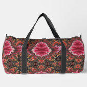 Velvety Soft Pink Floral Look Fractal Abstract Duffle Bag (Vorderseite)