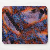 Velvety Textur mit rot-blauer Ölfarbe verschmiert Mousepad (Vorne)
