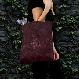 Velvety Wine Damask | Bordeaux Sangria Glam Tasche