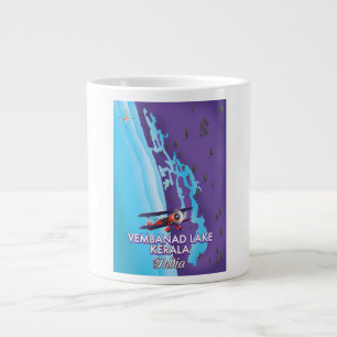 Vembanad-See, Indien Reiseplakat Jumbo-Tasse