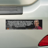 Ven Fulton Sheen "Morality"-Autoaufkleber Autoaufkleber (Auf Auto)