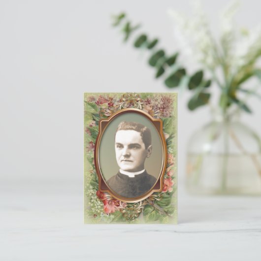 Ven. Michael McGivney Knights of Columbus CARD Platzkarte (Stehend Vorderseite)