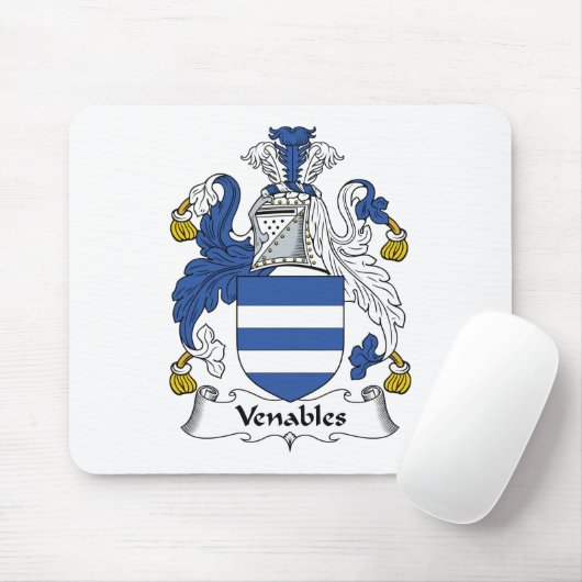 Venables Familienwappen Mousepad (Mit Mouse)