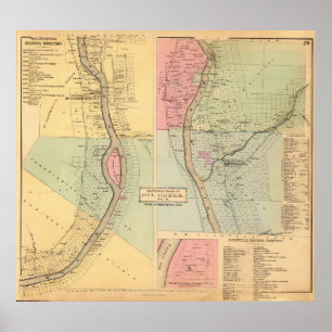 Venango County Pennsylvania, Nebenfluss Crawford Poster