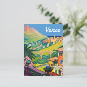 Vence, Côte d'Azur, Frankreich, Postkarte (Stehend Vorderseite)