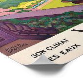 Vence France Vintage Travel Poster (Ecke)