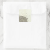 Vence Quadratischer Aufkleber (Tasche)