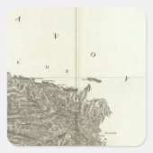 Vence Quadratischer Aufkleber (Vorderseite)